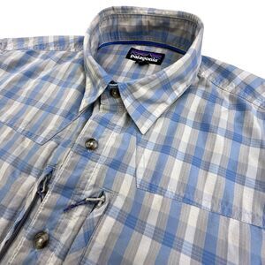 Patagonia M Sun Stretch Shirt Men’s Small UPF Short Sleeve Fishing Gorpcore